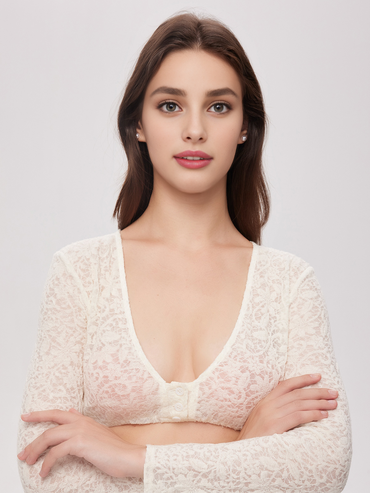 Modernes weißes Dirndl mit blauer Schürze – perfekt für Hochzeiten und festliche Anlässe