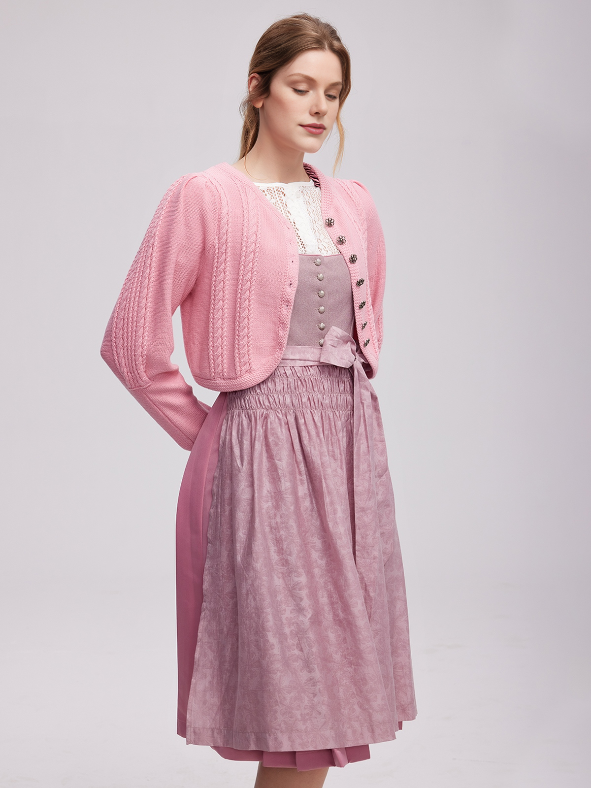 Dirndl von Alpenherz in Rosa