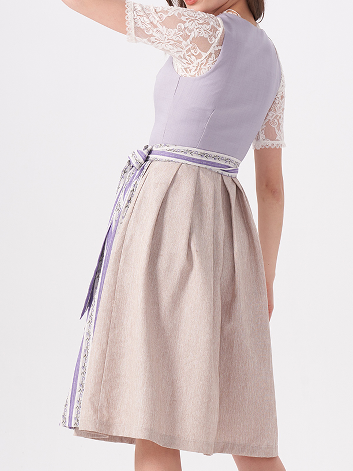 Dirndl in Dunkelblau Samt