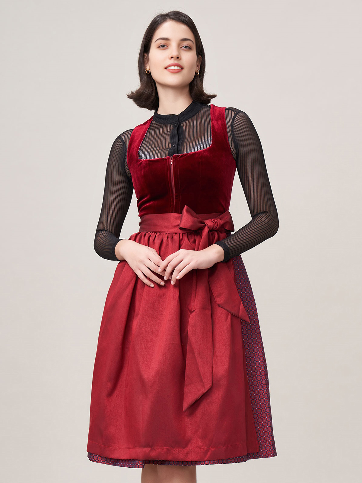 Dirndl in Rot